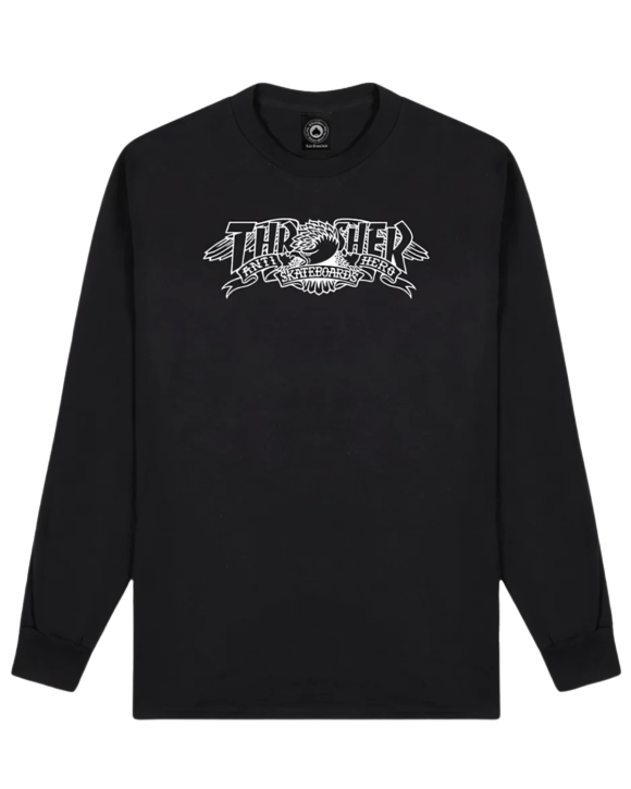 Thrasher - L/S Thrasher x Anti Hero Mag